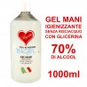 Gel Igienizzante mani senza risciacquo 70% di alcool 250ml X6